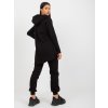 ČERNÁ TEPLÁKOVÁ SOUPRAVA S PRODLOUŽENOU MIKINOU (Velikost ONE SIZE)