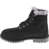 ČERNÉ CHLAPECKÉ BOTY TIMBERLAND PREMIUM 6 IN WP SHEARLING BOOT JR (Velikost 36)