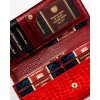 PETERSON ČERVENÁ KROKODÝLÍ PENĚŽENKA Y066 (Velikost ONE SIZE)