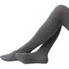 ŠEDÉ DÁMSKÉ MERINO PUNČOCHY -  XXL 156-168 - ART.130 (Velikost 156/168)