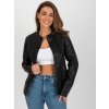 ČERNÁ DÁMSKÁ KOŽENKOVÁ BUNDA (Velikost S)
