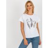 BÍLÉ TRIKO S POTISKEM (Velikost S/M)