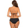 ČERNÉ BIKINY SE VZOROVANÝM SPODKEM SABA (Velikost 36)