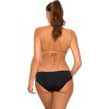 HNĚDÉ BIKINY SE VZOROVANÝM SPODKEM SABA (Velikost 36)