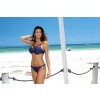 TMAVĚ MODRÉ PUSH-UP BIKINY S OZDOBNÝMI PRUHY VE VÝSTŘIHU ELECTRA BLUBERRY (Velikost L)