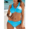 BLANKYTNĚ MODRÉ PUSH-UP BIKINY AMINA (Velikost 36)