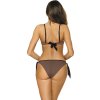 HNĚDÉ PUSH-UP BIKINY CAMILLA DARK TAUPE (Velikost L)