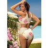 SMETANOVÉ BIKINY S POTISKEM RŮŽÍ ASANI (Velikost 36)