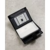 CAVALDI ČERNÁ PENĚŽENKA S ELEGANTNÍM PROŠÍVÁNÍM B044 (Velikost ONE SIZE)