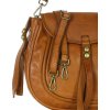 MARCO MAZZINI CAMEL KOŽENÁ KABELKA (Velikost ONE SIZE)