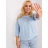 SVĚTLE MODRÉ TRIČKO S 3/4 RUKÁVEM (Velikost ONE SIZE)