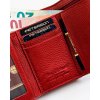 PETERSON ČERVENÁ PENĚŽENKA S RFID Y466 (Velikost ONE SIZE)