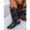 ČERNÉ KOVBOJKY COZY (Velikost 38)