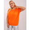 ORANŽOVÉ JEDNOBAREVNÉ VOLNÉ TRIKO (Velikost ONE SIZE)