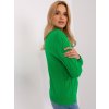 ZELENÝ TEPLÝ SVETR S ROLÁKEM (Velikost ONE SIZE)