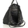 MARCO MAZZINI ČERNÁ RUČNĚ PLETENÁ SHOPPER BAG (Velikost ONE SIZE)