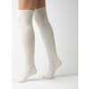 SMETANOVÉ DÁMSKÉ NADKOLENKY ART.089 (Velikost 35/37)