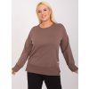 HNĚDÁ BASIC MIKINA (Velikost ONE SIZE)