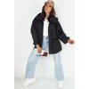 ČERNÁ PŘECHODOVÁ OVERSIZE PARKA MINESSA (Velikost ONE SIZE)