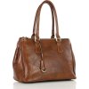 MARCO MAZZINI HNĚDÁ SHOPPER KABELKA (Velikost ONE SIZE)