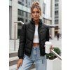 ČERNÁ PROŠÍVANÁ BUNDA SALECA (Velikost S)