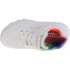 BÍLÉ DÍVČÍ TENISKY SKECHERS UNO LITE RAINBOW SPECKS (Velikost 27)