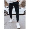ČERNÉ PÁNSKÉ CARGO KALHOTY SE ZIPY (Velikost S)