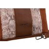 DAVID JONES HNĚDÁ SHOPPER KABELKA SE ZVÍŘECÍM VZOREM (Velikost ONE SIZE)