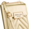 4U CAVALDI ZLATÁ PROŠÍVANÁ CROSSBODY PENĚŽENKA M674 (Velikost ONE SIZE)