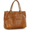 MARCO MAZZINI CAMEL KOŽENÁ SHOPPER KABELKA (Velikost ONE SIZE)