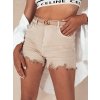 BÉŽOVÉ ROZTŘEPENÉ KRAŤASY SUNYLOOK (Velikost S)