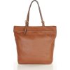 MARCO MAZZINI SVĚTLE HNĚDÁ DÁMSKÁ SHOPPER KABELKA (Velikost ONE SIZE)