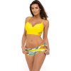 ŽLUTÉ TROJDÍLNÉ PLAVKY ANGELINA PRIMULA-ARLES S ŠORTKAMI (Velikost S)