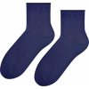 TMAVĚ MODRÉ DÁMSKÉ BAMBUSOVÉ PONOŽKY ART.125 (Velikost 35/37)