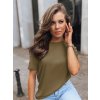 KHAKI DÁMSKÉ VOLNÉ TRIČKO MAYLA II (Velikost ONE SIZE)