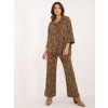 DÁMSKÝ SET KOŠILE A KALHOT S LEOPARDÍM VZOREM (Velikost ONE SIZE)