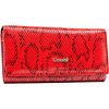 ČERVENÁ DÁMSKÁ PENĚŽENKA S HADÍM VZOREM CAVALDI M778 (Velikost ONE SIZE)