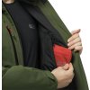 TMAVĚ ZELENÁ PÁNSKÁ HARDSHELLOVÁ BUNDA JACK WOLFSKIN EAGLE PEAK 2L JKT M (Velikost 3XL)