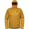 HOŘČICOVÁ PÁNSKÁ PROŠÍVANÁ BUNDA JACK WOLFSKIN PASSAMANI DOWN HOODY M (Velikost L)