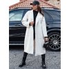 DLOUHÝ SMETANOVÝ OVERSIZE KABÁT AVELINNI (Velikost ONE SIZE)
