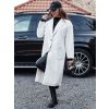 DLOUHÝ SMETANOVÝ OVERSIZE KABÁT AVELINNI (Velikost ONE SIZE)