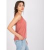 RŮŽOVÝ TOP VITA S KRAJKOVÝM VÝSTŘIHEM (Velikost M)