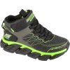 ŠEDO-ZELENÉ CHLAPECKÉ KOTNÍKOVÉ TENISKY SKECHERS TECH-GRIP - HIGH-SURGE (Velikost 27)