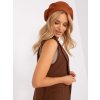 HNĚDÝ STYLOVÝ BARET (Velikost ONE SIZE)