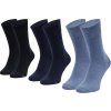 PÁNSKÉ VYSOKÉ PONOŽKY SKECHERS 3PK MEN'S BASIC SOCKS (Velikost 39/42)