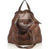MARCO MAZZINI HNĚDÁ PLETENÁ SHOPPER BAG (Velikost ONE SIZE)