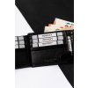 ČERNÁ PÁNSKÁ KOŽENÁ PENĚŽENKA S RFID OCHRANOU ROVICKY L229 (Velikost ONE SIZE)