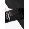 ČERNÁ PÁNSKÁ KOŽENÁ PENĚŽENKA S RFID OCHRANOU ROVICKY L228 (Velikost ONE SIZE)