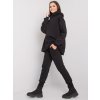 (VEL. L/XL) ČERNÁ DÁMSKÁ TEPLÁKOVÁ SOUPRAVA (Velikost L/XL)