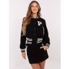 ČERNÝ DÁMSKÝ KOMPLET S MINI SUKNÍ (Velikost S/M)